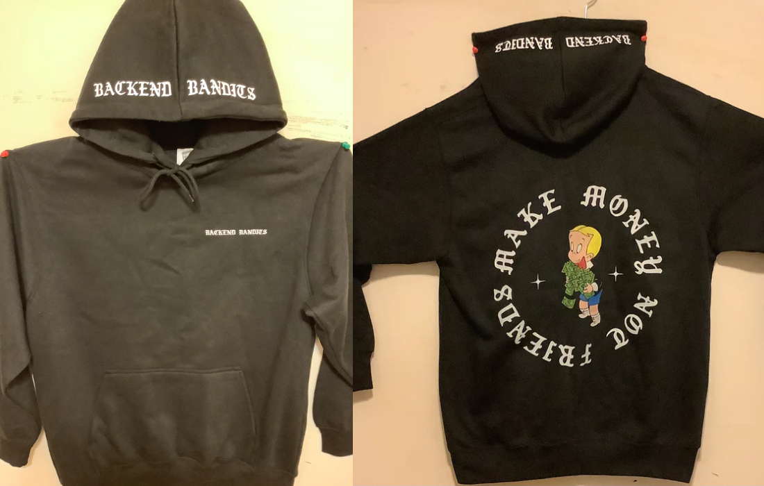 Backend Bandit Make Money Logo Hoodie